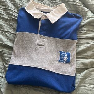 Duke Blue Devils Rugby Shirt. Vintage